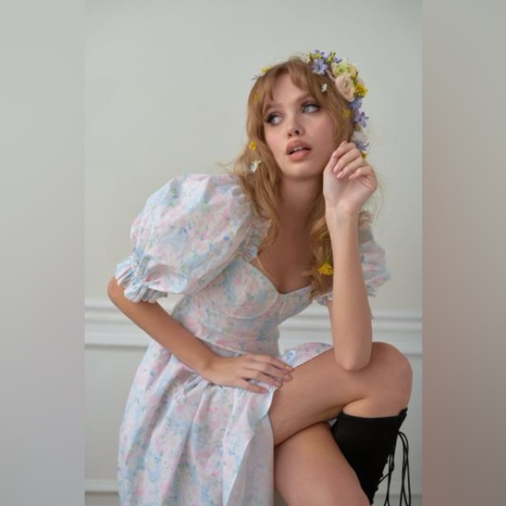 Selkie tea rose dress